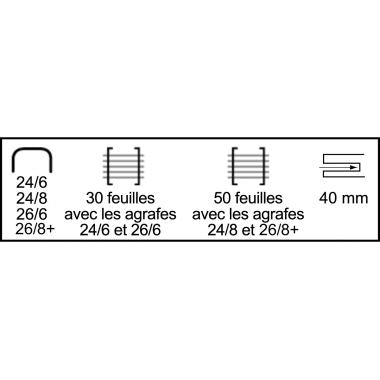 Agrafeuse grande capacité Supreme S50