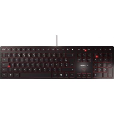 Clavier filaire Cherry KC6000 slim couleur noir