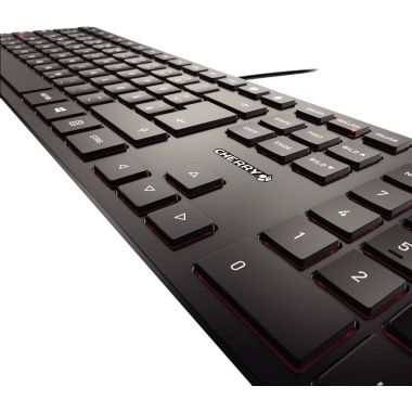 Clavier filaire Cherry KC6000 slim couleur noir