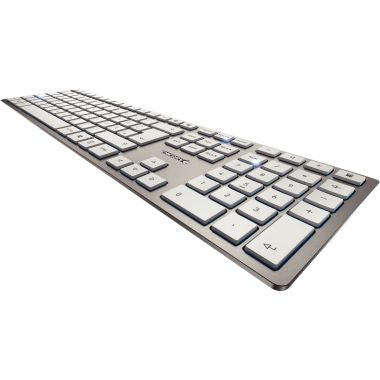 Clavier filaire Cherry KC6000  slim couleur silver