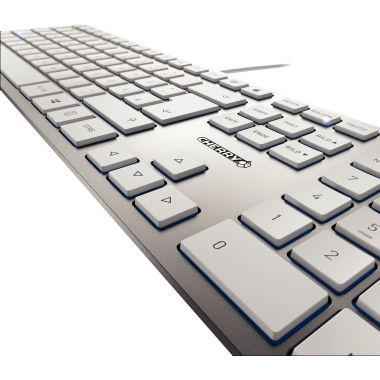 Clavier filaire Cherry KC6000  slim couleur silver