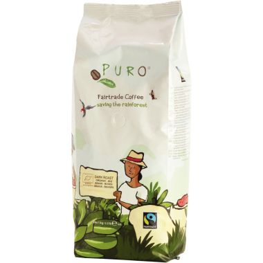 Paquet de 1kg café grain PURO bio