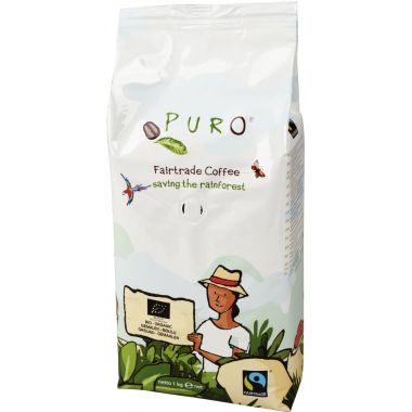 Paquet de 1kg café moulu PURO bio