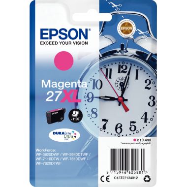 Epson RÉVEIL / 27XL cartouche jet d'encre magenta haute capacité authentique (T271340)