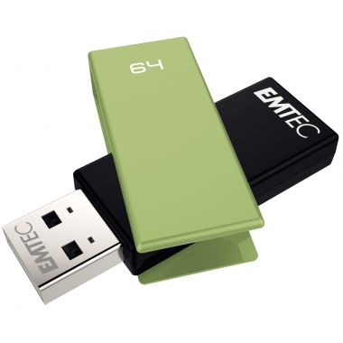 Clé USB 2.0 Emtec Brick C350 64 Go verte