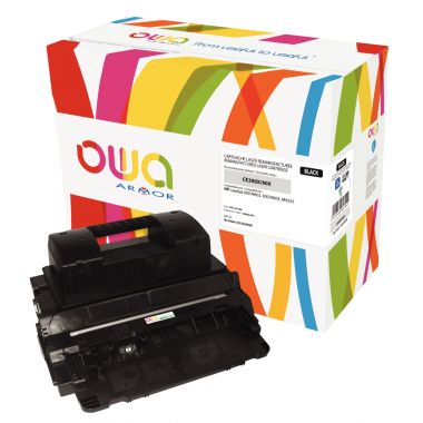 OWA Armor cartouche laser noire haute capacité compatible HP 90X (CE390X)