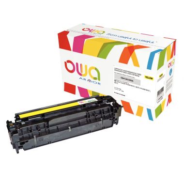 OWA Armor cartouche laser jaune compatible HP 305A (CE412A)