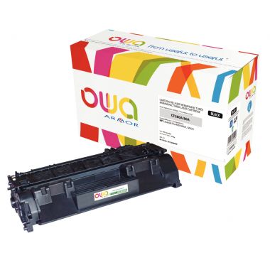 OWA Armor cartouche laser noire compatible HP 80A (CF280A)