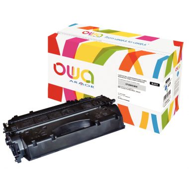 OWA Armor cartouche laser noire haute capacité compatible HP 80X (CF280X)