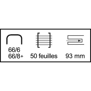 Agrafeuse électrique Rapid 100 50 feuilles