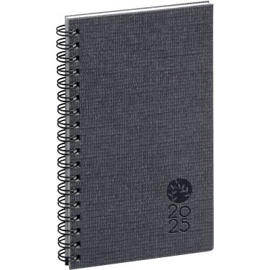 Agenda semainier Forever 9x16cm gris