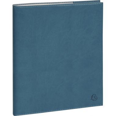 Agenda semainier Horizon 21x27cm bleu canard