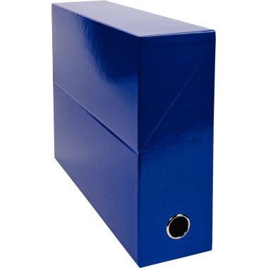 Exacompta - Boite de transfert IDERAMA, dos 9 cm, bleu foncé - 89922E