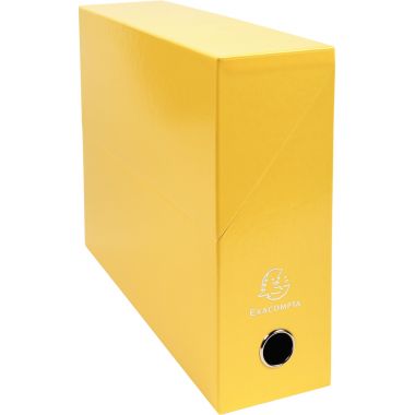 Exacompta - Boite de transfert IDERAMA, dos 9 cm, coloris jaune - 89928E