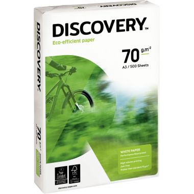 Ramette de 500 feuilles format A3 70g blanc DISCOVERY