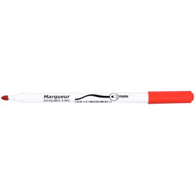 Marqueur tableau blanc pointe ogive 4mm rouge