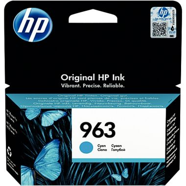 HP 963 cartouche d'encre cyan authentique (3JA23AE)