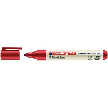 Marqueur permanent Ecoline 21 pointe ogive rouge