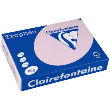 Ramette de 500 feuilles format A3 80g lilas CLAIREFONTAINE TROPHEE