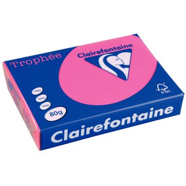 Ramette de 500 feuilles format A3 80g fuchsia CLAIREFONTAINE TROPHEE