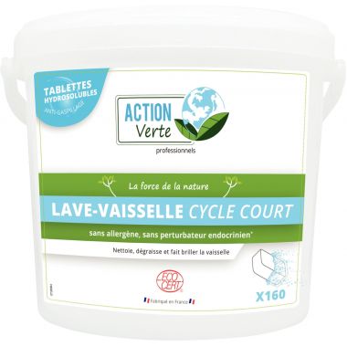 Boite de 160 tablettes lave-vaisselle cycle court