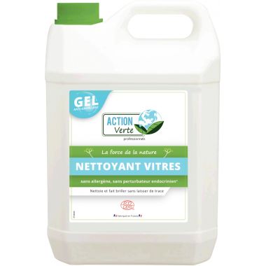 Bidon 5L ACTION VERTE gel nettoyant vitres