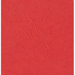 Paquet de 100 couvertures grain cuir 250g A4 rouge