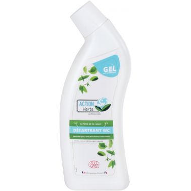 Flacon 750ml gel WC détartrant menthe