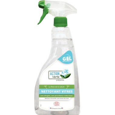 Spray 750ml ACTION VERTE gel nettoyant vitres