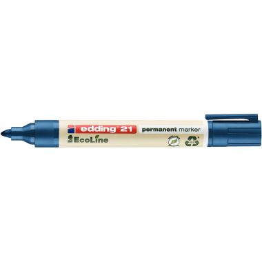 Marqueur permanent Ecoline 21 pointe ogive bleu