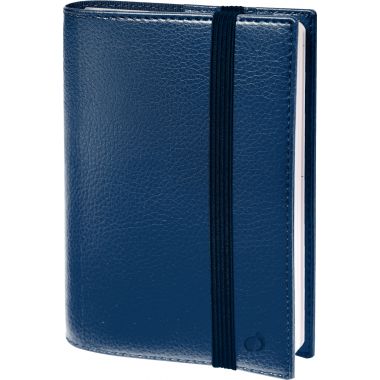 Quo Vadis - Agenda semainier Time&Life 10x15cm bleu métal - 565083Q