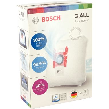 Lot de 4 sacs aspirateur BOSCH