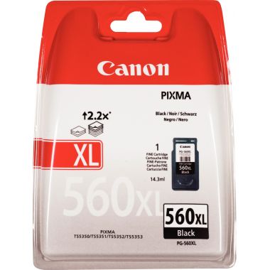 Canon 560XL cartouche jet d'encre noire haute capacité authentique (PG-560XL)