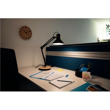 Lampe LED Baya Bamboo noir