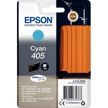 Epson VALISE / 405 cartouche jet d'encre cyan authentique (T05G240)