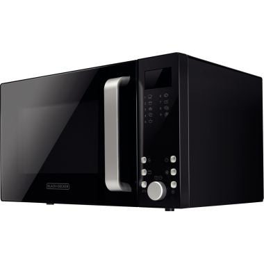 Four micro-ondes noir 23L 900W