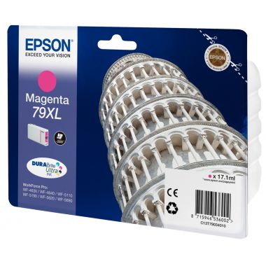 Epson TOUR DE PISE / 79XL cartouche jet d'encre magenta haute capacité authentique (T790340)