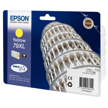 Epson TOUR DE PISE / 79XL cartouche jet d'encre jaune haute capacité authentique (T790440)