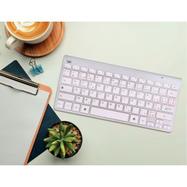 Clavier Bluetooth sans fil T'NB couleur couleur blanc