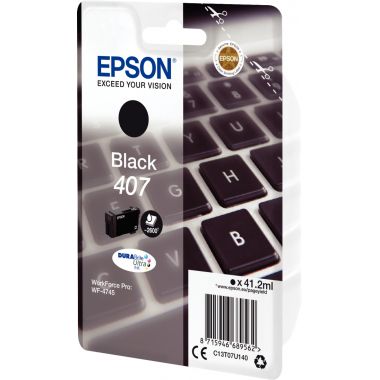 Epson CLAVIER / 407L cartouche jet d'encre noire authentique (T07U140)