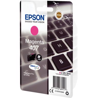 Epson CLAVIER / 407L cartouche jet d'encre magenta authentique (T07U340)