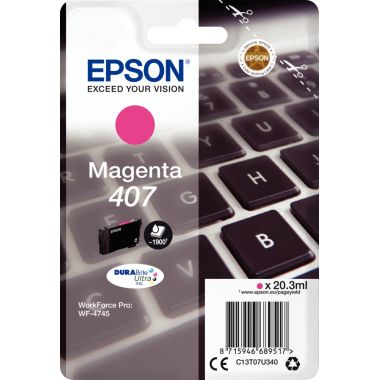 Epson CLAVIER / 407L cartouche jet d'encre magenta authentique (T07U340)