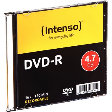 Paquet de 10  DVD-R Intenso 4,7 Go 16X