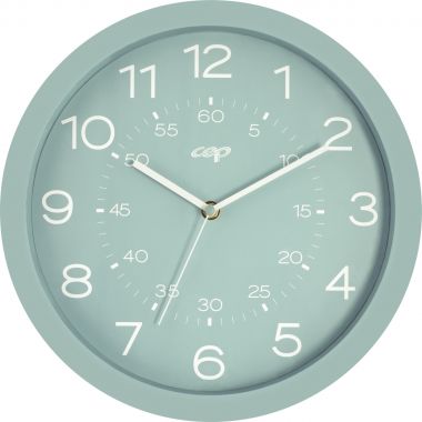 Horloge Riviera vert d'eau diamètre 30cm