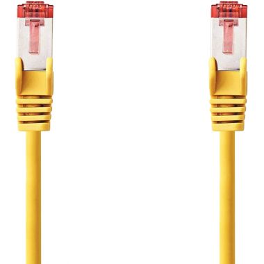 Cordon RJ45 droit catégorie 6 S/FTP 3m jaune