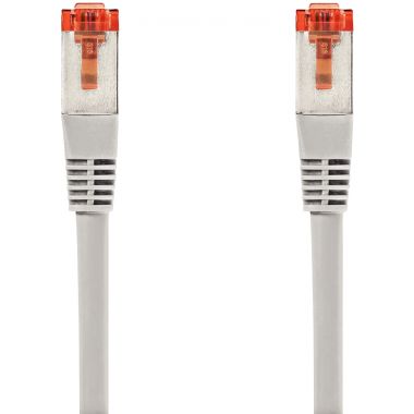 Cordon RJ45 mâle vers mâle droit catégorie 6 S/FTP 2m gris