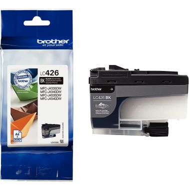 Brother ORIGAMI cartouche jet d'encre noire authentique (LC426BK)