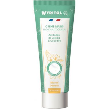 Tube 75ml crème hydroalcoolique monoï jasmin