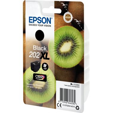 Epson KIWI / 202XL cartouche jet d'encre noire haute capacité authentique (T02G140)