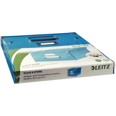 Boite de rangement CLICK&STORE A4+ bleue